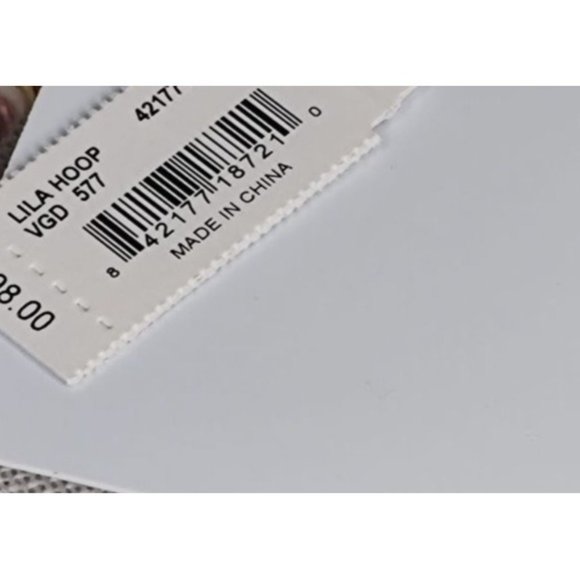 Kendra Scott Lila Vintage Gold Hoop Earrings in Pastel Shells - Picture 9 of 9